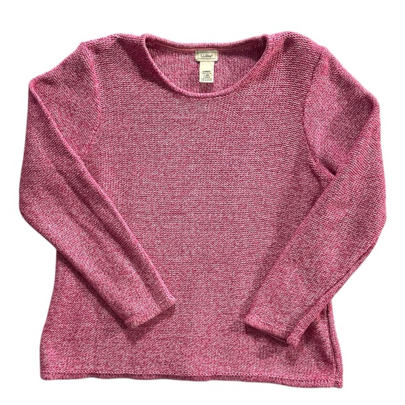 L.L. Bean Sweaters - L.L. Bean Women's Pink Crew‎ Neck Sweater